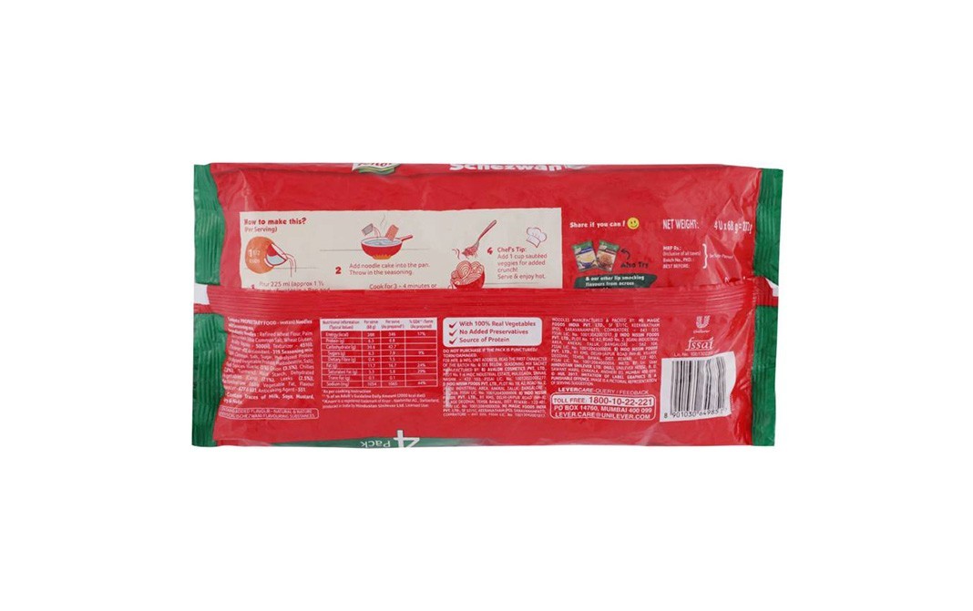 Knorr Chinese Schezwan Instant Noodles   Pack  272 grams